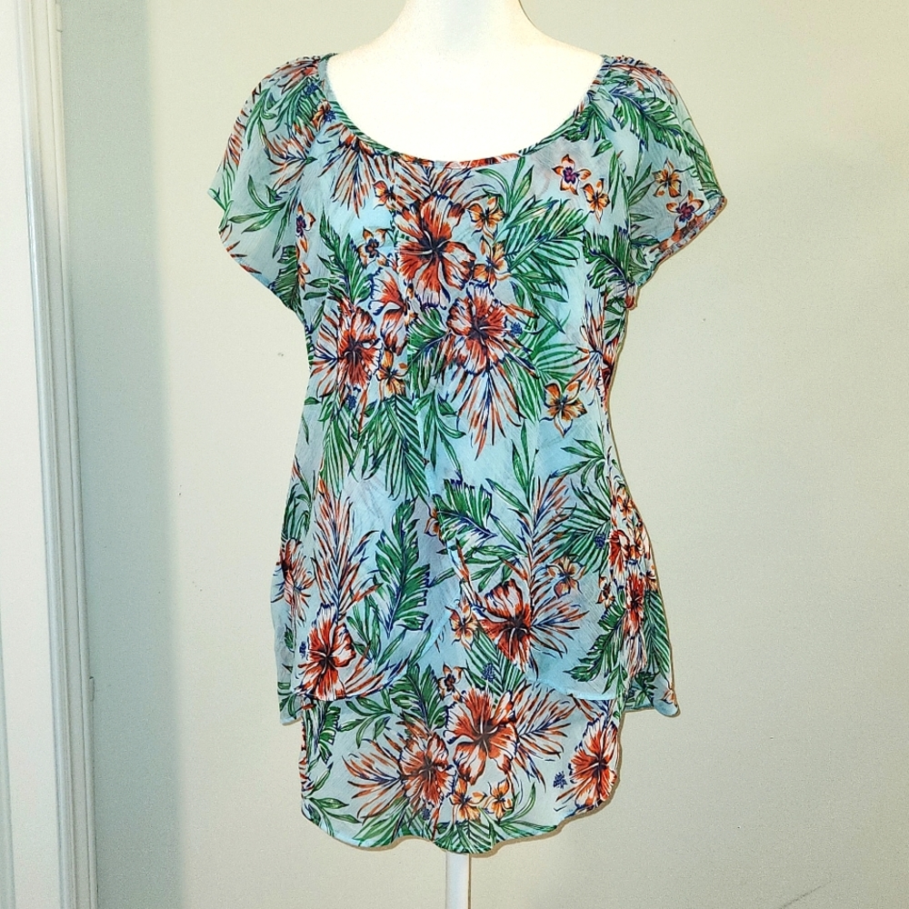 Tamara H~ Dress Top with sleeves Size Lg